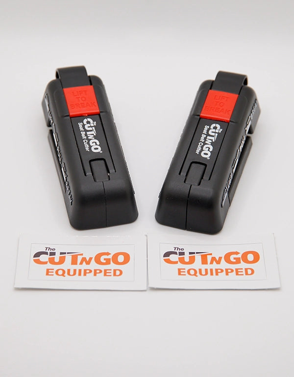Cut N Go® Emergency Seat Belt Cutter &amp; Window Breaker 2 Pack